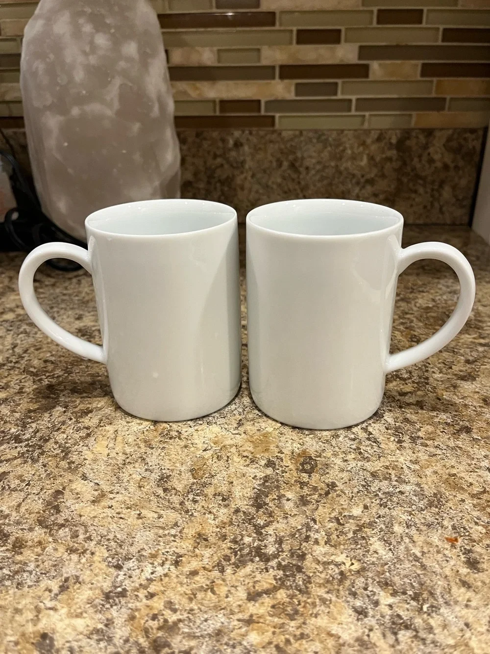 Crate & Barrel Classic White Coffee Mug - Set of 2